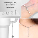 523PCS Keychain Making Kit, Keychain Making Supplies Including Keychains Clips - Image 3