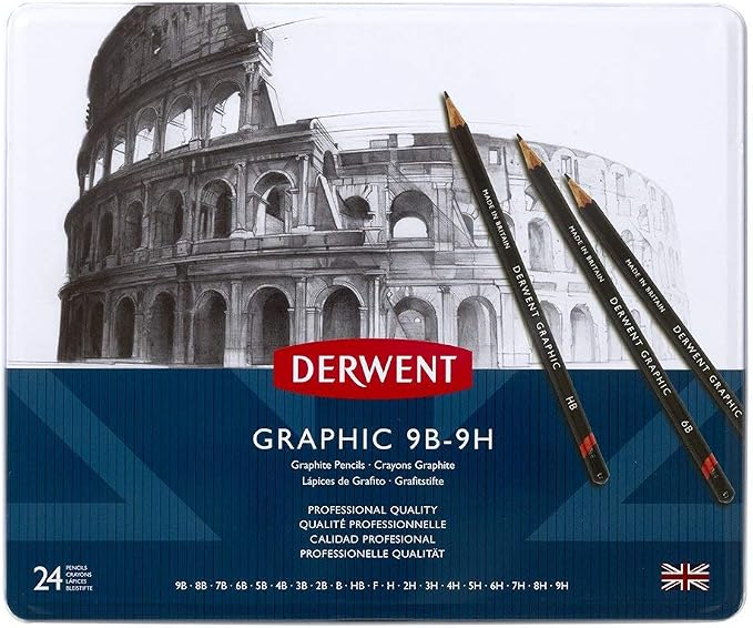 Derwent 34202 Graphic Full Set Graphite Drawing Pencils, Professional Quality - Image 2