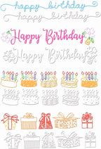 4 Patterns Plastic Template Embossing Folders - Image 4