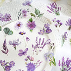 100 Pcs Natural Botanical Flower Stickers, Wildflower Stickers - Image 5