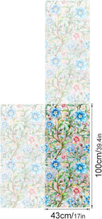 Vine Flower Window Privacy Film Stained Glass, Decorative Window Cling - Image 2