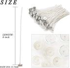 EricX Light 100 Piece Natural Candle Wick, Low Smoke 6" Pre-Waxed & 100% - Image 2