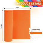 Do²ping Orange Eva Foam Sheets roll, 2mm eva Craft Foam 49''x13.5'' High - Image 2