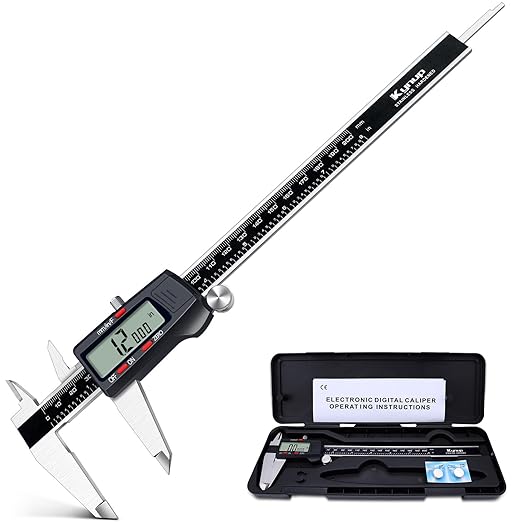 Kynup Digital Caliper, 8 Inch Micrometer Caliper Tool, Vernier Caliper Gages by SunhpMallLLC