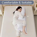 Leeden Full Body Pillow for Adults, Firm and Fluffy Long Pillow Insert - Image 2