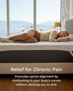 ViscoSoft 4 Inch Memory Foam Mattress Topper Queen - Image 3