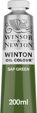 Winsor & Newton Winton Oil Color, 200ml Tube, Sap Green by WinsorNewton