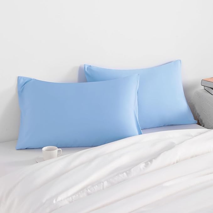 NTBAY King Pillow Cases Set of 2, 2 Pack Brushed Microfiber 20x40 Pillow Cases - Image 2