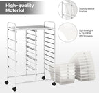 BECOMFORT 15-Drawer Rolling Cart - Image 5