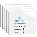 24"x36", Flexible PET Plexiglass Sheets | Transparent, shatter-resistant by PlexiPro