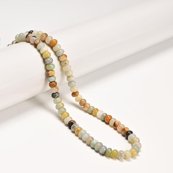 ICAI 4x6mm Natural Rondelle Beads – Loose Gemstone Spacers - Image 3