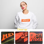 3D Puff Vinyl Heat Transfer 3Pcs 12"*10"-Neon Orange | Puffy Iron-on Vinyl - Image 3