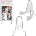 LRANFOW Thickened Acrylic Card Stands Mini Easel Holder, Sports Card Stands by Unknown