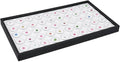 Ikee Design White Foam Gem Jars Showcase Stackable Display Tray by IkeeDesign