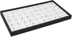 Ikee Design White Foam Gem Jars Showcase Stackable Display Tray by IkeeDesign