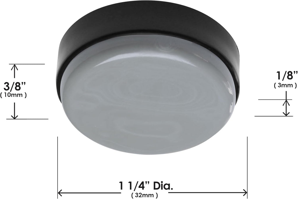 Gorilla Outdoor 1-1/4 Inch Furniture Sliders/Chair Glide Floor Protectors (Set of 8) Screw-On Nylon Furniture Glides for Sliding on Outdoor and Indoor Floors