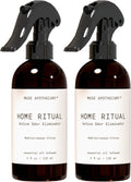 Muse Apothecary Home Ritual Active Odor Eliminator Spray - Furniture Deodorizer Spray & Bathroom Odor Eliminator for Home - Essential Oil Air Freshener - 4oz, Mediterranean Citrus, 2 Pack