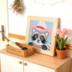Doodlream Pink Hat Raccoon Needle Kit - Image 6