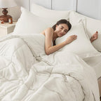 JOLLYVOGUE Twin XL Comforter Set, Ultra-Soft Bed in a Bag Twin XL Size 5 Pieces - Image 6