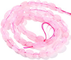 HAAMIIQII Natural Rose Quartz Crystal Pebble Stone 5-8mm Small Irregular by HAAMIIQII