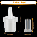 60 PCS Lash Glue Nozzle Replacement Kit, Lash Glue Replacement Nozzle Tip | - Image 5