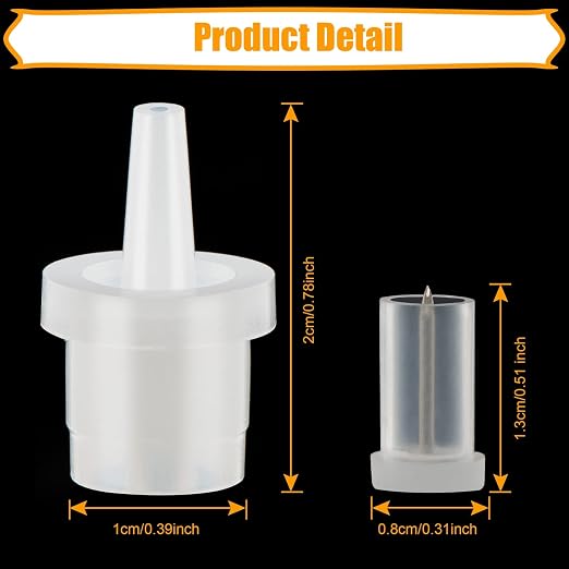 60 PCS Lash Glue Nozzle Replacement Kit, Lash Glue Replacement Nozzle Tip | - Image 5