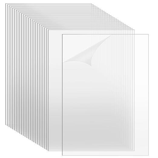 TKOnline 30 PCS Plexiglass Sheets, Invitations, Poster Frames Plastic Board by TKOnline