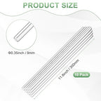 M METERXITY 10-Pack Acrylic Round Rods, 11.81 x 0.35 Inch/ 300 x 9 mm Clear - Image 3