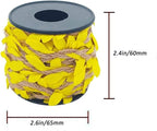 33 feet Natural Twine Yellow Leaf Jute 3ply 2MM Rope Hemp Burlap Ribbon String - Image 2