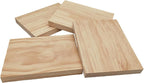 4PCS Rectangle Wood Boards Unfinished Wood Blocks - Image 4