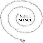 30 Pack 24 Inch Necklace Chain Stainless Steel Link Cable Chain Necklace - Image 3