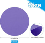 PATIKIL 6inch Circle Card Stock, Dark Purple - Image 2