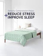 YnM Weighted Blanket, Heavy 100 Percent Oeko-Tex Certified Cotton Material - Image 3