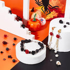 arricraft 203 Pcs Halloween Skull Gemstone Beads Kits, Natural Lava Rock - Image 5