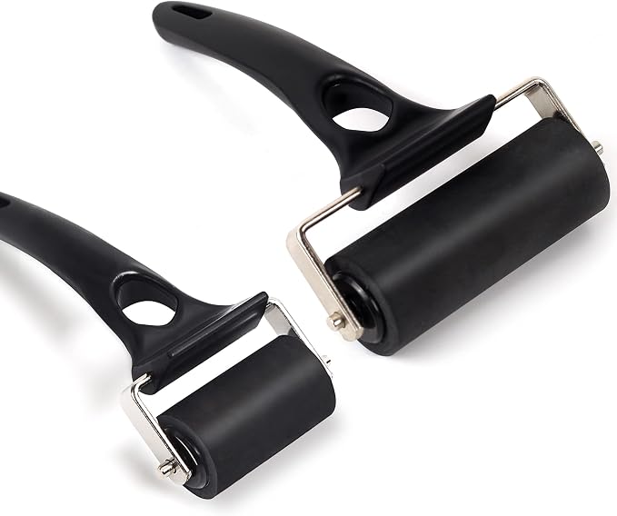 Falling in Art 2 Pack Rubber Roller Brayer by FallinginArt