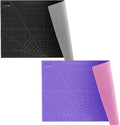 2pcs 35" x 23" Large Self Healing PVC Cutting Mat, A1 | Black or Gray and Pink by FrenzyBird