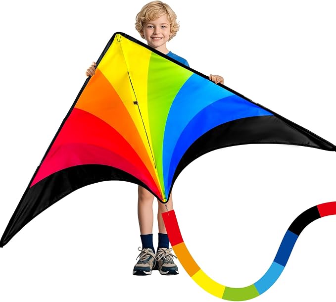 SGftre Complete Kite with Handle, Line & Accessories, Family Outdoor Activities by SGftre
