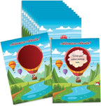 Make Your Own DIY Scratch Off Cards 20 Pack 3 in 4 in Note Cards and Stickers by MyScratchOffs