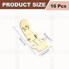 Stainless Steel Flat Blank Shoe Clips, Flat Blank Shoe Clips Bulk Supplies - Image 2