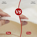 RRKTP Cotton Batting for Quilting，200 g/m² Lightweight Quilt Batting King - Image 7