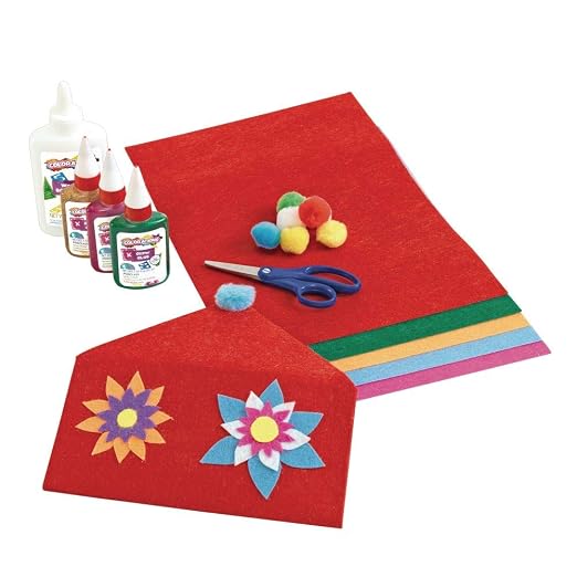 Colorations Felt Sheets, 10 Colors, Each 9" x 12", Sewing DIY Craft, Non Woven - Image 3