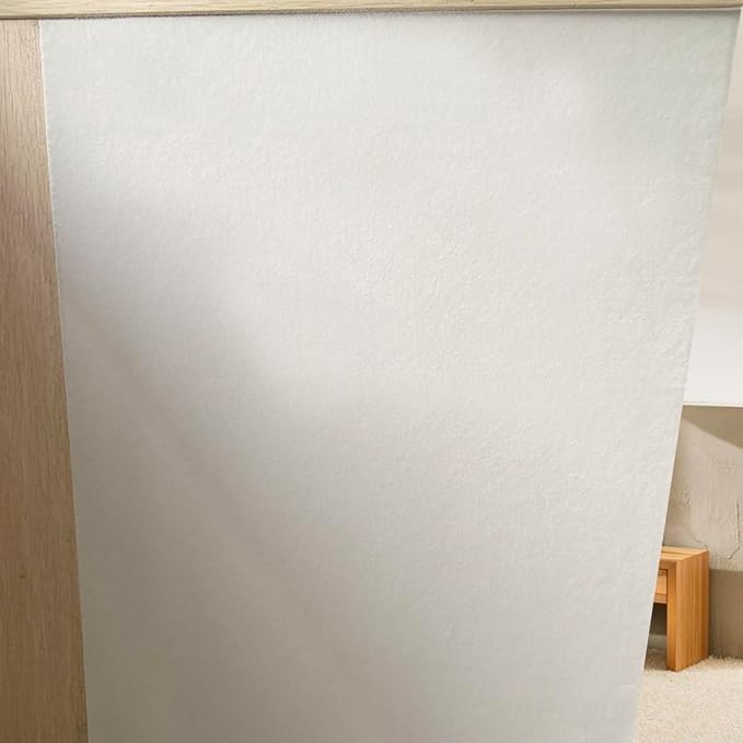 Adhesive Off White Velvet Felt Fabric Liner - Image 3