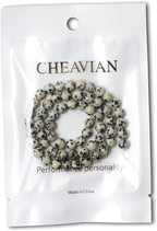 60PCS 6mm Natural Dalmatian Stone Round Loose Beads - Image 5