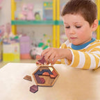KINGOU Hexagon Tangram Puzzle Wooden Brain Puzzles - Image 3