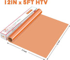 HTVRONT HTV Vinyl Rolls Heat Transfer Vinyl - Image 7
