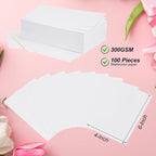 PATIKIL 100 Pcs Pure Cotton Watercolor Paper 140lb/300 GSM Water Coloring Paint - Image 2