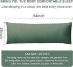 DOWNCOOL Large Body Pillow Insert- Breathable Full Body Pillow - Image 6