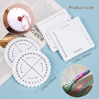 4Pcs Kumihimo Disk Braiding Wheel Lightweight & Convenient Friendship Bracelet - Image 6