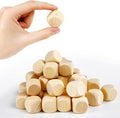 Blank Wooden Dice 1 inch 30PCS Unfinished Square Blocks 25mm Small Wood Cubes by Ourtroness