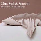 JOGJUE Silk Pillowcase for Hair and Skin 2 Pack 100% Mulberry Silk Bed - Image 2
